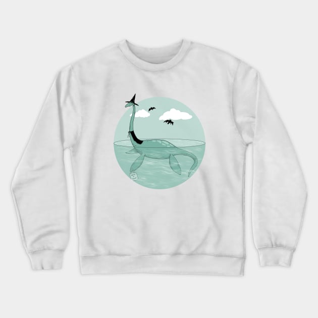 Nessie Crewneck Sweatshirt by Little Spooky Studio